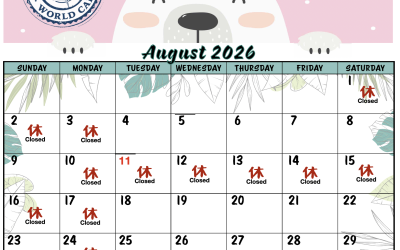 August * 8 月
